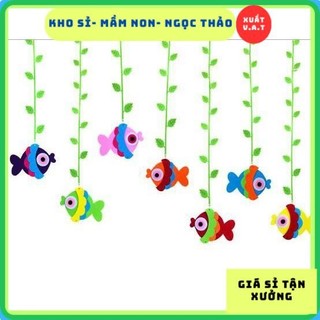 Rèm nỉ Noel trang trí 3D