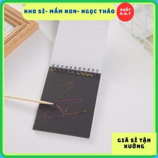 Sổ tay ma thuật Scratch Note nhiều sắc màu (10 tờ)