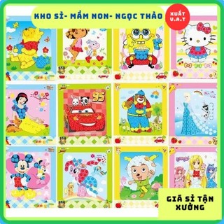 [Kho Sỉ] 10 Tranh dán cúc áo (10 mẫu)