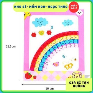 [Kho Sỉ] 10 Tranh dán cúc áo (10 mẫu)