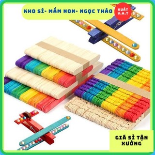 [Kho  Sỉ] Que kem màu răng cưa