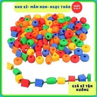 [Kho Sỉ] Xâu hạt cho bé mầm non