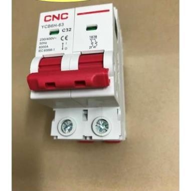 Atomat MCB 2P 6A,10A,16A,20A,25A,32A,40A,50A, 63A Mã YCB7-63N 6kA chính hãng