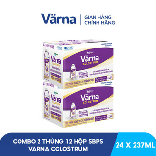   LIVESTREAM PHÁT LA  Combo 2 Thùng 12 hộp sữa bột pha sẵn Varna Colostrum  24 hộp giấy x 237ml  