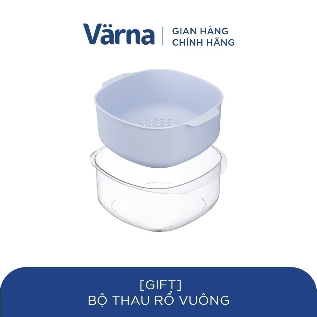 [GIFT] Bộ thau rổ vuông