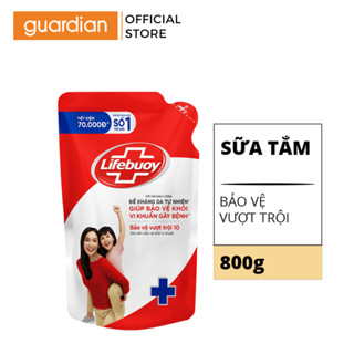 Sữa Tắm Bảo Vệ Vượt Trội Lifebuoy Dạng Túi 800G