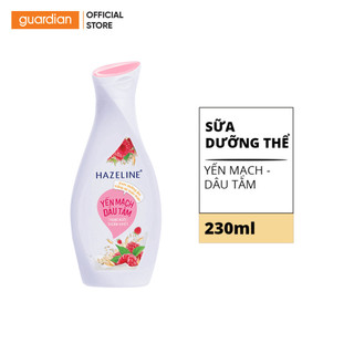  Sữa Dưỡng Thể Hazeline Yến Mạch & Dâu Tằm 230G 