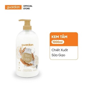 Sữa Tắm Dạng Kem Dưỡng Ẩm Guardian Essential Rice Milk Moisturising Shower Cream Chiết Xuất Sữa Gạo 1000ml