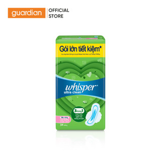 Băng Vệ Sinh Whisper Utra Clean Mặt Lưới Ngày 24Cm