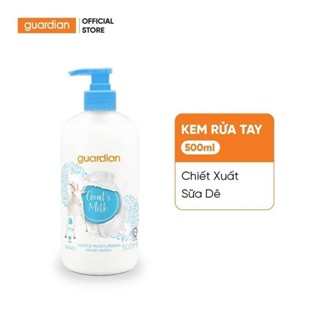 Nước Rửa Tay Dạng Kem Dưỡng Ẩm Guardian Essential Goat’S Milk Moisturising Cream Hand Wash Chiết Xuất Sữa Dê 500Ml