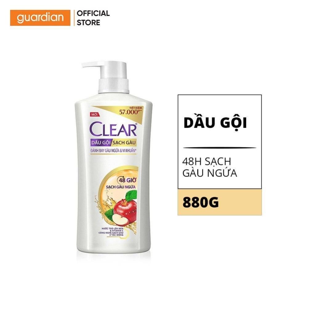 Dầu Gội Clear Hỗ Trợ Làm Sạch Gàu Ngứa 880Gr