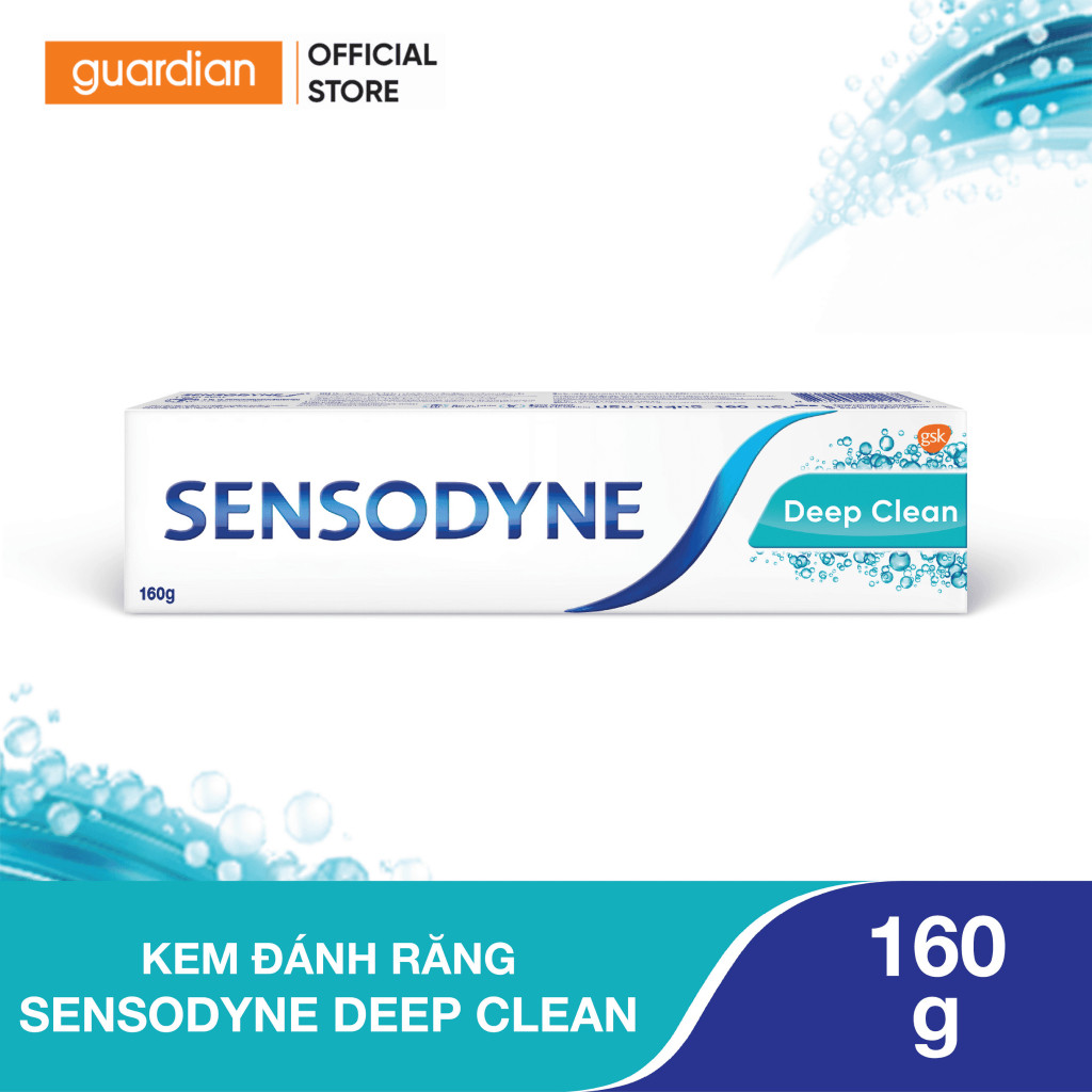 Kem Đánh Răng Giúp Làm Sạch Sâu Và Bảo Vệ Răng Ê Buốt Mỗi Ngày Sensodyne Deep Clean 160G