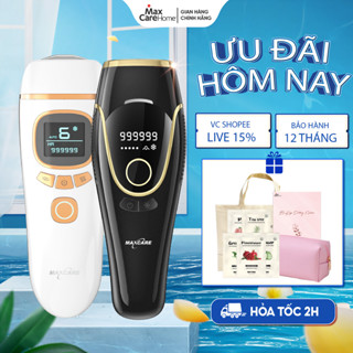 Máy Triệt Lông Mini Tại Nhà MAXCARE, NĂNG LƯỢNG 19J Loại Bỏ Lông Vĩnh Viễn Triệt Lạnh IPL TRẺ HÓA DA