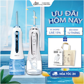 Máy tăm nước cầm tay H2OFloss HF6P, HF9P, HFP-11 300ml Có 5 đầu vòi,Tia nước mạnh, Pin khủng, Bảo hành 12T Chính Hãng