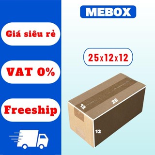 thùng carton đóng gói 25x12x12 bộ 100 cứng cáp
