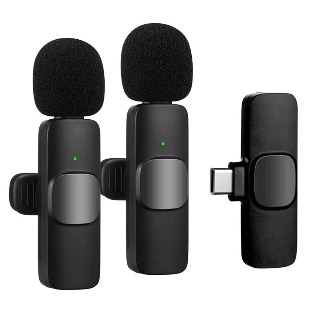 Mic Thu Âm Không Dây Cài Áo K9  Khử Tiếng Ồn Dùng Livetream Ghi Âm Quay Video Đàm Thoại | BigBuy360 - bigbuy360.vn