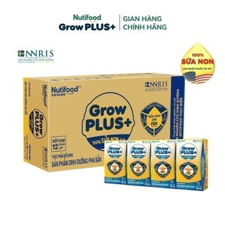 Thùng Sữa Bột Pha Sẵn Nutifood GrowPLUS+ Vàng (Sữa Non Tăng Đề Kháng) 110ml -  (48 Hộp x 110ml)