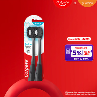 Bàn Chải Đánh Răng Bộ Đôi Cushion Clean Charcoal Colgate