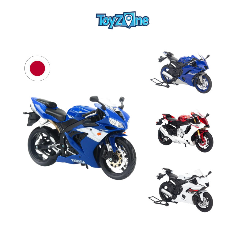 Mô hình xe mô tô Yamaha Exciter, R1, R6 1:12