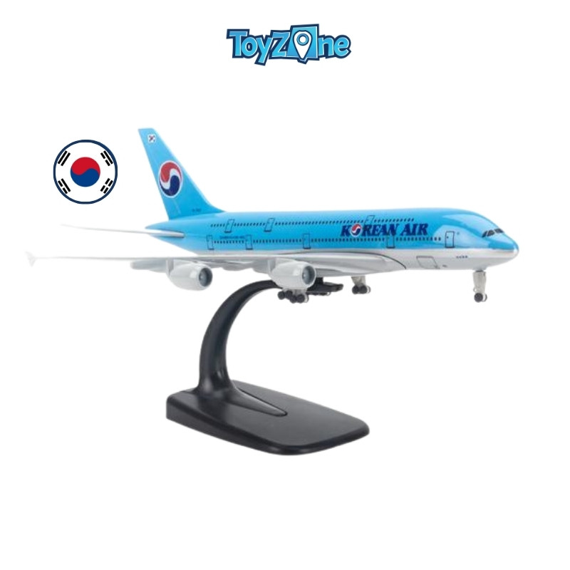 Mô hình máy bay Korean Air Airbus A380 20cm Everfly