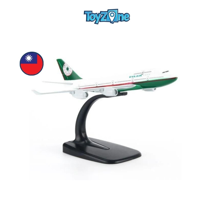 Mô hình máy bay Eva Air Boeing B747 16cm Everfly