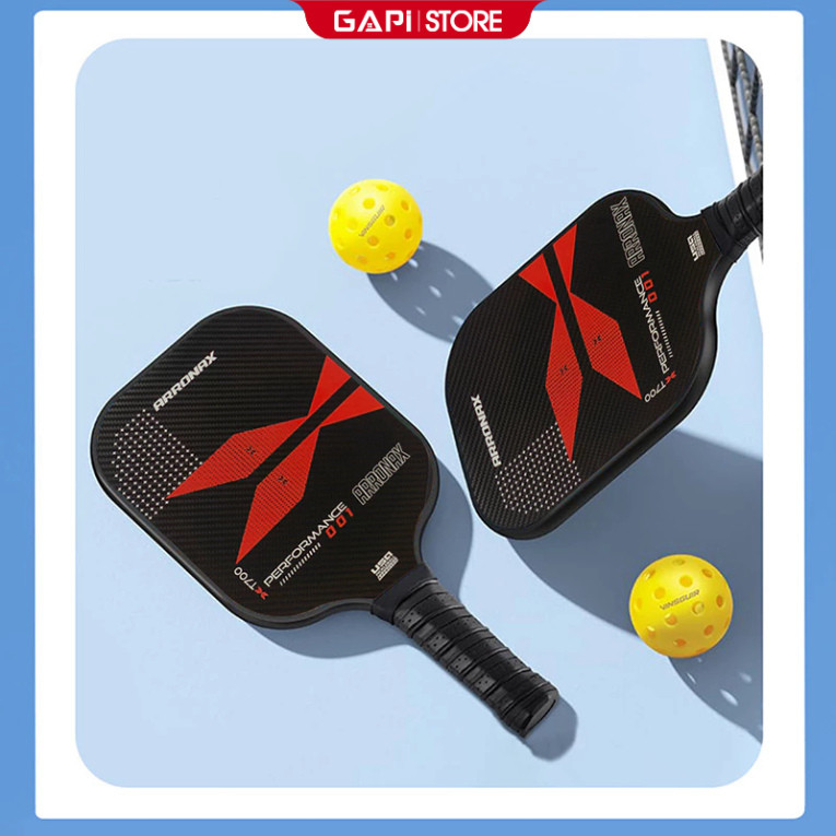 Vợt Pickleball viền đen trắng siêu nhẹ PK02 - Super Quality PK02