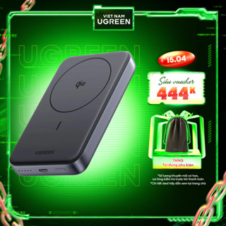 Pin dự phòng không dây từ tính 10000mAh UGREEN Qi2 | Sạc nhanh lên đến 30W | Bảo hành 18 tháng 1 đổi 1 | 45763 55135B