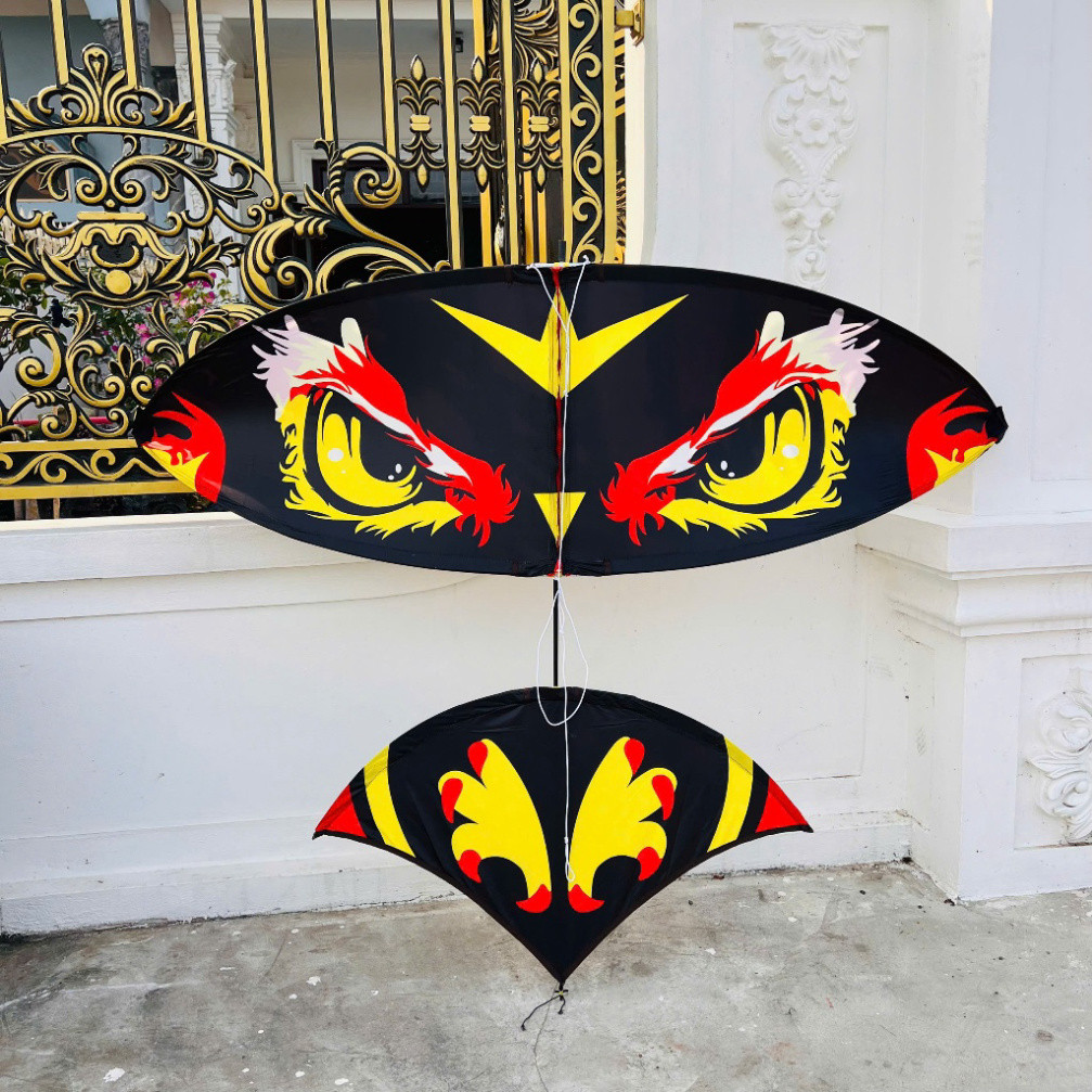 Diều Sáo Lắp Ghép Pun Cacbon Diều Cacbon 1m7 -2m-2m5 Mắt Cú Lườm L09 New 2025