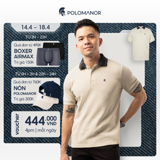 Áo polo nam FIRIS SMART "F" vải cá sấu cotton interlock xuất xịn, thanh lịch sang trọng - POLOMANOR