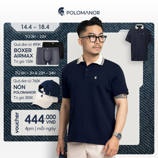 Áo polo nam TRAVIS vải cá sấu cotton interlock xuất xịn, nam tính thanh lịch sang trọng - POLOMANOR