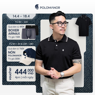 Áo polo nam DENIS vải cá sấu cotton interlock xuất xịn, nam tính, thanh lịch - POLOMANOR