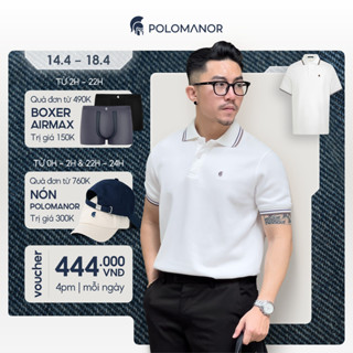 Áo polo nam CARLI vải cá sấu cotton interlock xuất xịn, nam tính, thanh lịch sang trọng - POLOMANOR