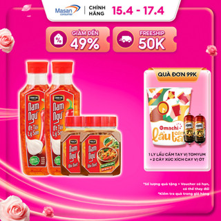 [LS] Combo 2 Nước Mắm Nam Ngư Ớt Tỏi Lý Sơn + 2 Kho Quẹt Nam Ngư Tôm Khô Cà Mau Tóp Mỡ Ba Chỉ 200gr