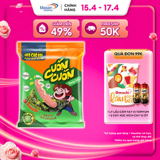 Xúc xích tiệt trùng Heo cao bồi Cuốn cuốn rong biển xốt kem trứng cà chua