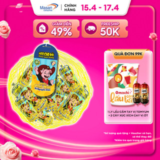 Xúc xích tiệt trùng Heo cao bồi nhân phô mai vị nguyên bản 1túi x 15cây x 32gr