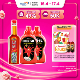 Combo 1 Nước Mắm Nam Ngư Chai 750ml và Combo 2 Tương Ớt CHIN-SU 500G (Bao bì có thể thay đổi theo đợt nhập hàng)