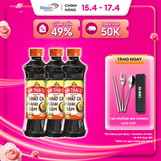 Combo 3 Nước Tương Tam Thái Tử Nhất Ca Sánh Đậm 500Ml