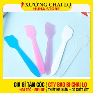 [COMBO 50 CÁI] Muỗng Đầu Xéo Mini | Muỗng Múc Kem Lấy Mỹ Phẩm, Son Dưỡng, Mặt Nạ