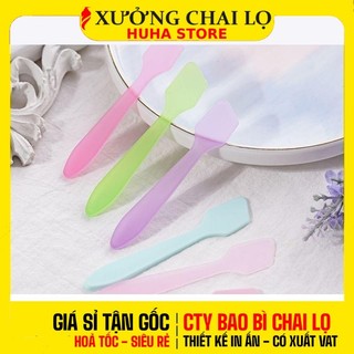 [COMBO 50 CÁI] Muỗng Đầu Xéo Mini | Muỗng Múc Kem Lấy Mỹ Phẩm, Son Dưỡng, Mặt Nạ