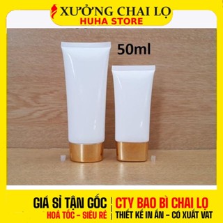 Tuýp Chiết Mỹ Phẩm ❣️BUÔN SỈ RẺ❣️ Tuýp Nhựa (Tube) 50ml, 100ml Nắp Xi Vàng, Bạc Đựng Kem Chống Nắng, Sữa Rửa Mặt