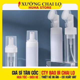 Chai Tạo Bọt ❣️BUÔN SỈ RẺ❣️ Chai Xịt Tạo Bọt 30ml 50ml 100ml 150ml 200ml Đầu Mát Xa/Nhấn Giọt Đựng Sữa Rửa Mặt