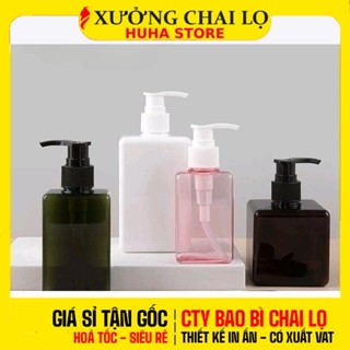 [COMBO 3 CÁI] Chai Xịt Vòi Nhấn Nhựa PET 100ml - 250ml | Chai Chiết Sữa Tắm, Dầu Gội, Lotion, Mỹ Phẩm Du Lịch