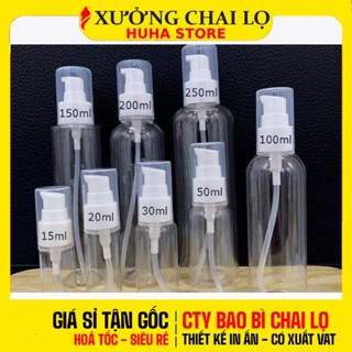 Chai Lọ Chiết Mĩ Phẩm ❣️BUÔN SỈ RẺ❣️ Chai Lọ Nhựa Pet Xịt Giọt 10ml - 300ml Chiết Mỹ Phẩm Du Lịch