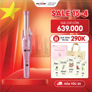 Máy uốn tóc tạo kiểu tự động Maxcare INSTAGLAM Hair Curler - 3 dạng Xoăn, Cụp, Lơi, ion Âm x18 lần giúp tóc bóng mượt