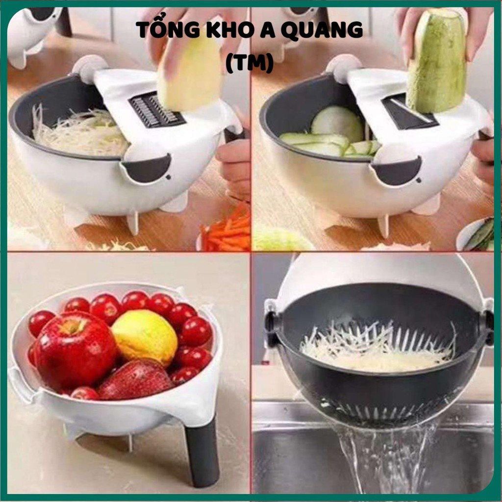 Bộ Rổ Nạo Rau Củ Quả Nhà Bếp 7 Chi Tiết Đa Năng,  Dụng Cụ Nạo Rau Củ Quả Đa Năng,  Bộ Dụng Cụ Nạo Bà