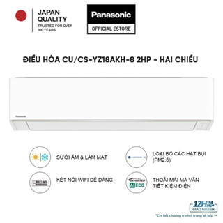 [NGƯỜI BÁN - LẮP ĐẶT 0Đ HCM HN] Máy lạnh/ Điều hòa Panasonic Inverter CU/CS-YZ18AKH-8 - 2HP - Hai chiều