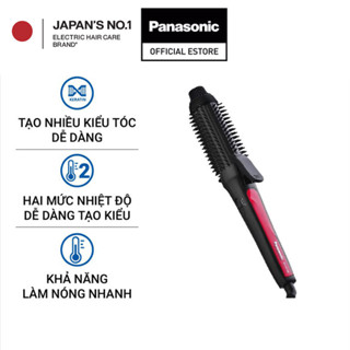 Máy Uốn, Duỗi Và Tạo Kiểu Tóc Panasonic EH-HT40-K645 - Hàng Chính Hãng - Đen
