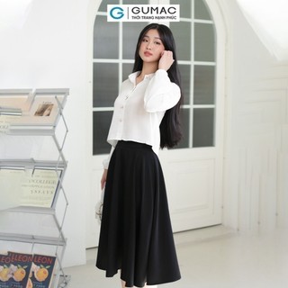 Chân váy nữ GUMAC basic dáng xòe B4  BVE00014