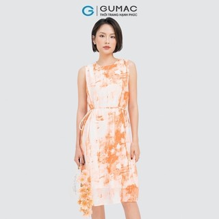 Đầm nữ GUMAC suông dây rút eo  DD04046