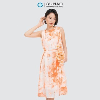 Đầm nữ GUMAC suông dây rút eo  DD04046